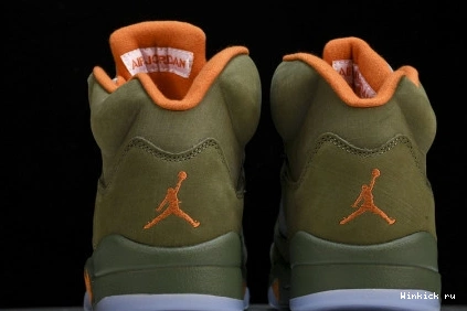 “Olive” Jordan Air 5 1008